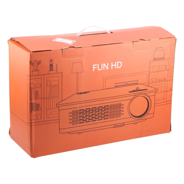 Wejoy L5 Home Theater Adjustable Optical Keystone Full HD 1080P LED LCD Video Projector with Remote Control (UK Plug)