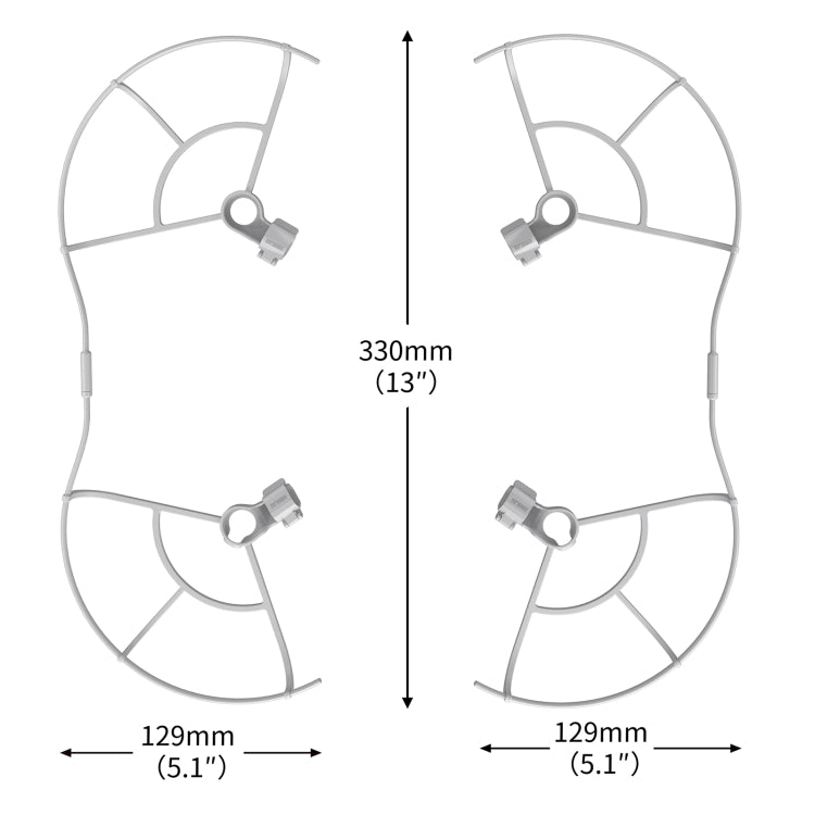 STARTRC Drone Propeller Protective Guard Anti-collision Ring for DJI Mini 3 Pro, For DJI Mini 3 Pro