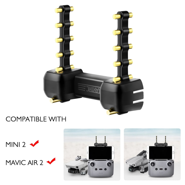 STARTRC 5.8GHz Anti-interference Copper Yagi-Uda Antenna Signal Enhancer for DJI Mavic Air 2 / Mini 2 (Black)