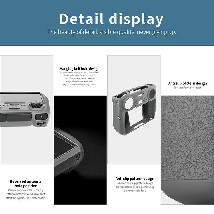 For DJI Air 3 / RC2 Remote Control STARTRC Silicone Shockproof Anti-scratch Case, For DJI Air 3 / RC2 Remote Control