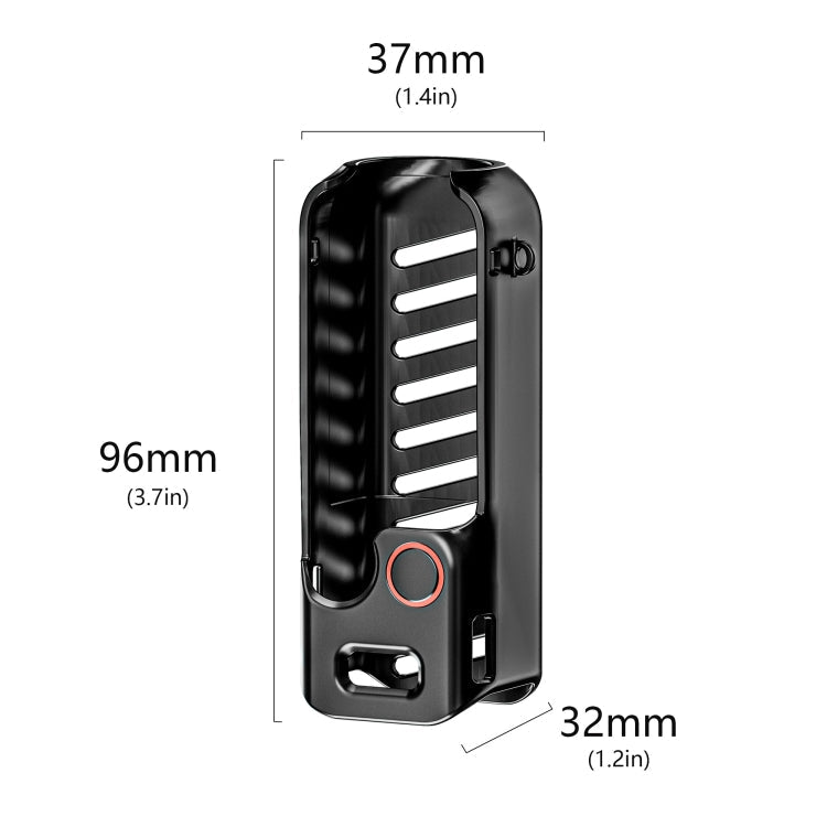 For DJI OSMO Pocket 3 STARTRC Body TPU Cover Case (Black)