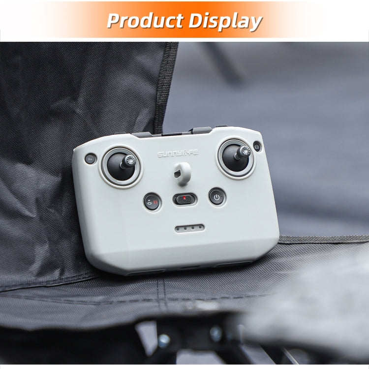 For DJI Neo / Mini 4 Pro / RC-N3 / RC-N2 / RC-N1 Sunnylife Controller Protective Cover Silicone Case with Neck Strap (Orange)