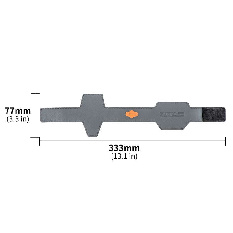 For DJI Air 3S / Air 3 STARTRC Drone PU Propellers Holder (Grey)