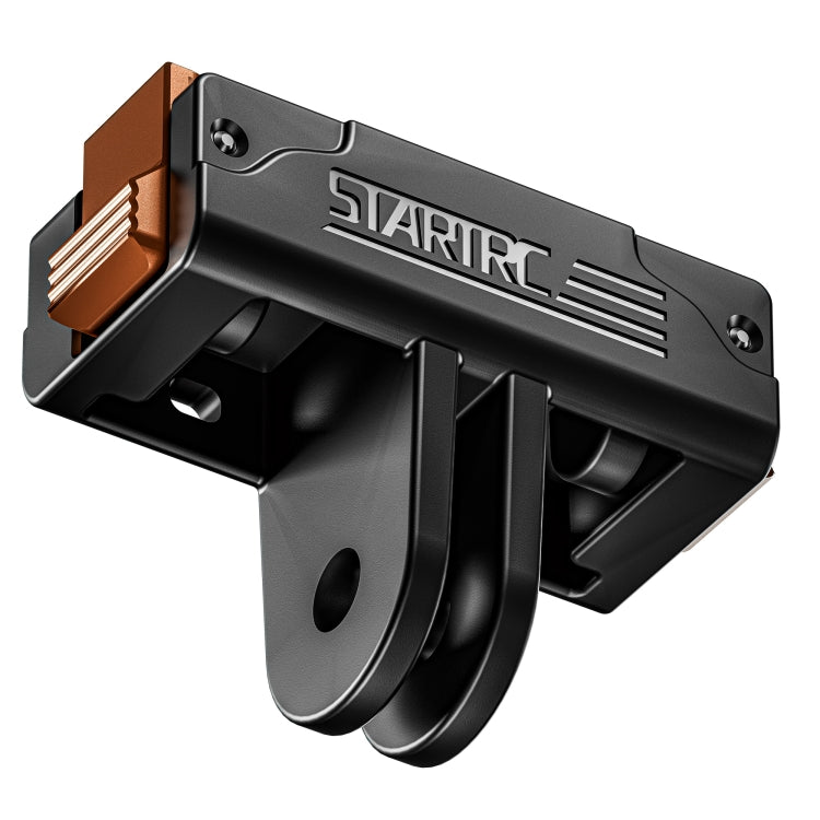 For DJI Osmo Action 5 Pro / 4 / 3 STARTRC Plastic Quick Adapter Magnetic Extension Bracket (Black)