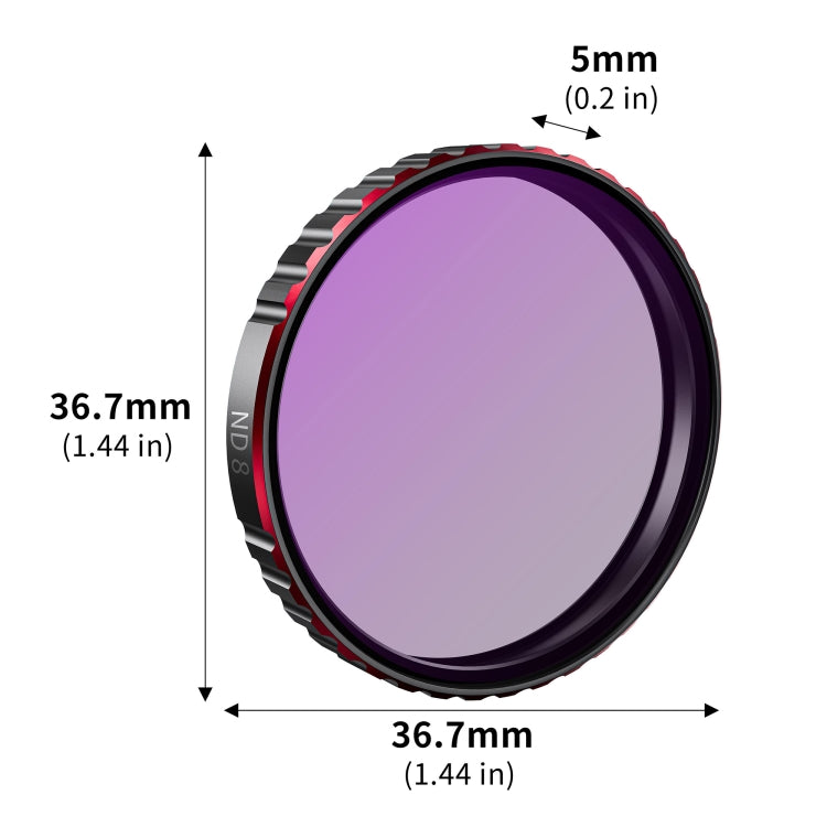 For DJI Osmo Action 5 Pro STARTRC 4 in 1 CPL ND8 ND16 ND32 Camera Lens Filter