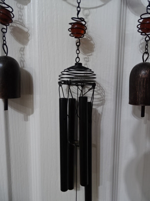 Triple Moon Wind Chime With Bells