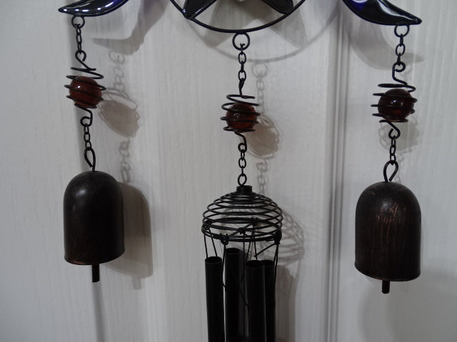 Triple Moon Wind Chime With Bells