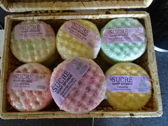 Soap Sponges (Vegan)  In Various Scents