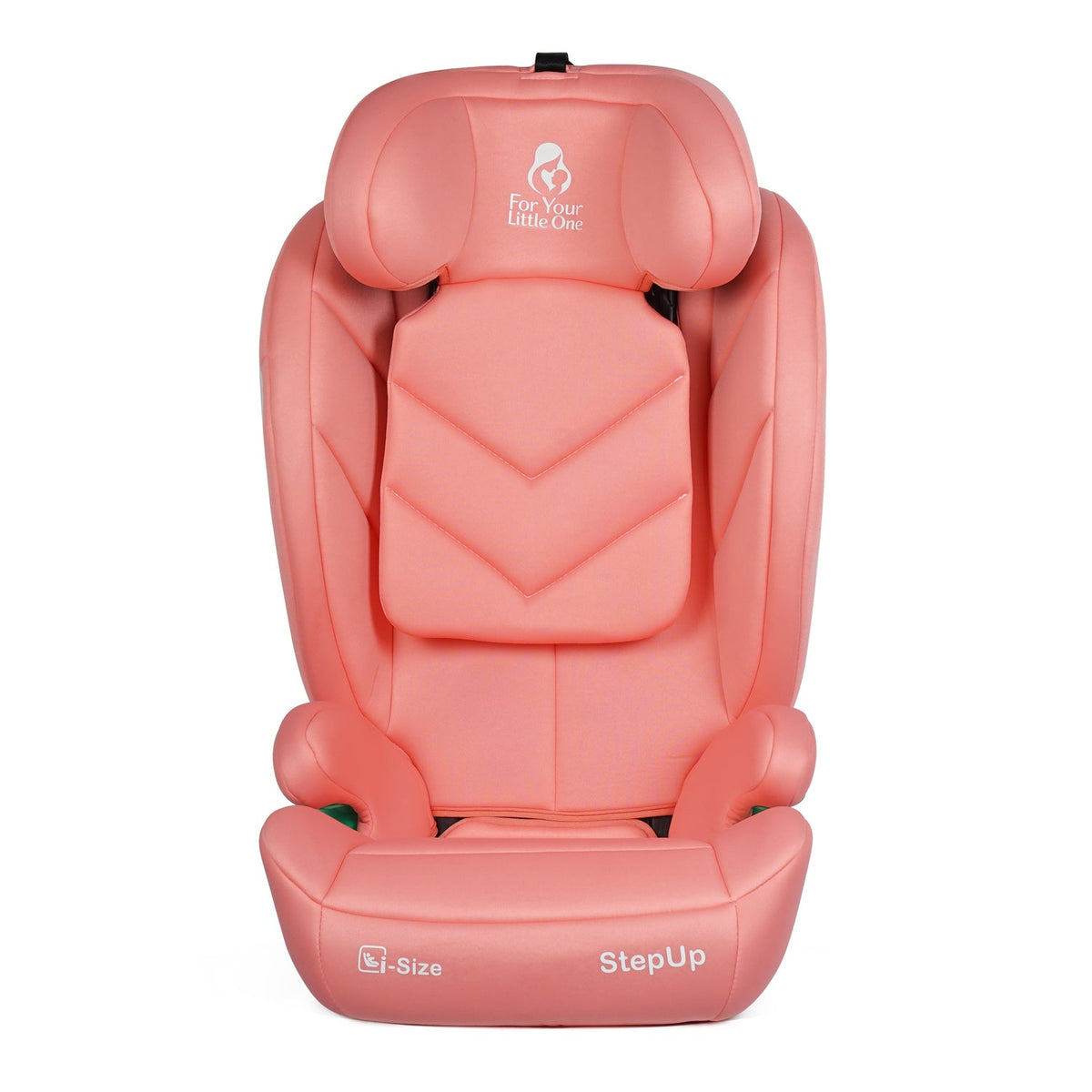 For Your Little One Stepup I-Size Isofix 2/3 Car Seat Booster Seat - Blush Rose (4-12 Years)
