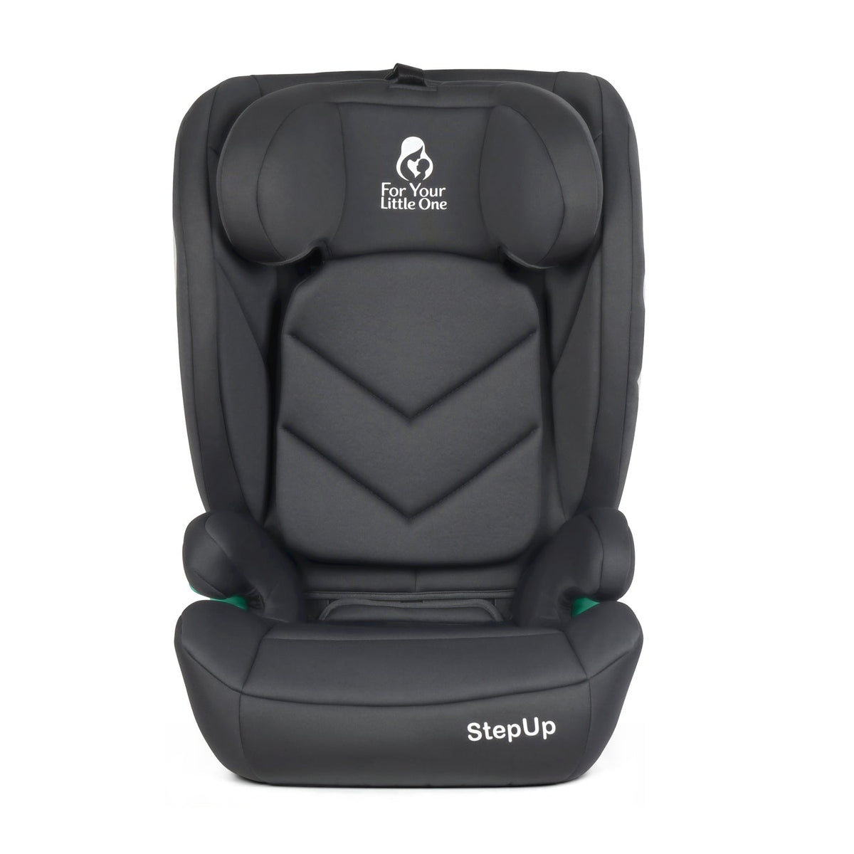 For Your Little One Stepup I-Size Belted 2/3 Car Seat Booster Seat - Slate Mist (4-12 Years)-Grade A Return