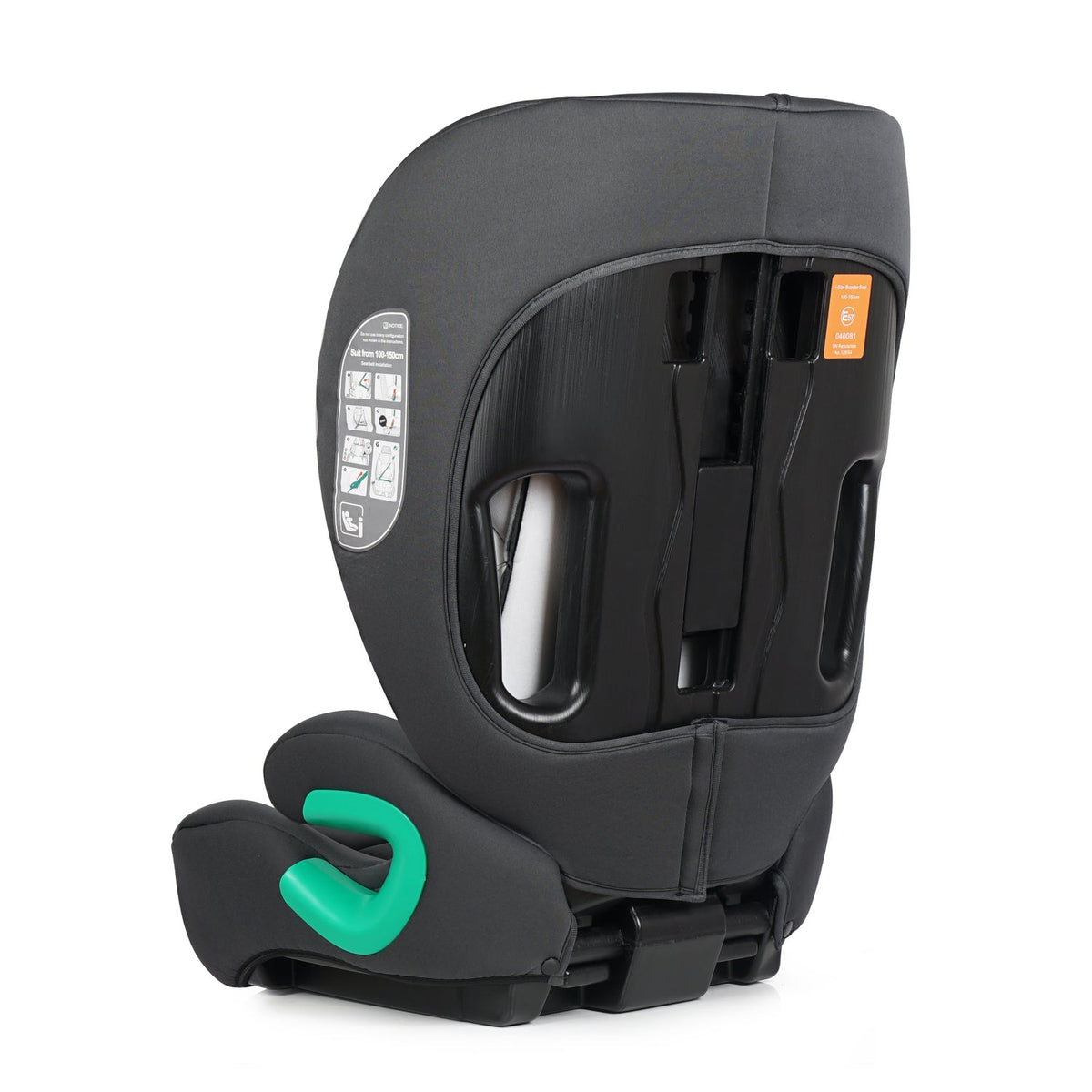 For Your Little One Stepup I-Size Belted 2/3 Car Seat Booster Seat - Slate Mist (4-12 Years)-Grade A Return