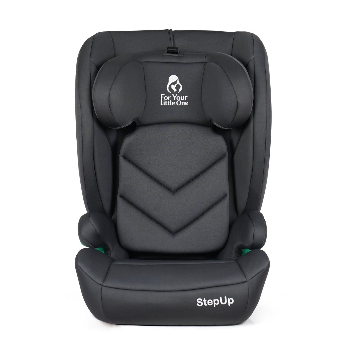 For Your Little One Stepup I-Size Belted 2/3 Car Seat Booster Seat - Slate Mist (4-12 Years)-Grade A Return