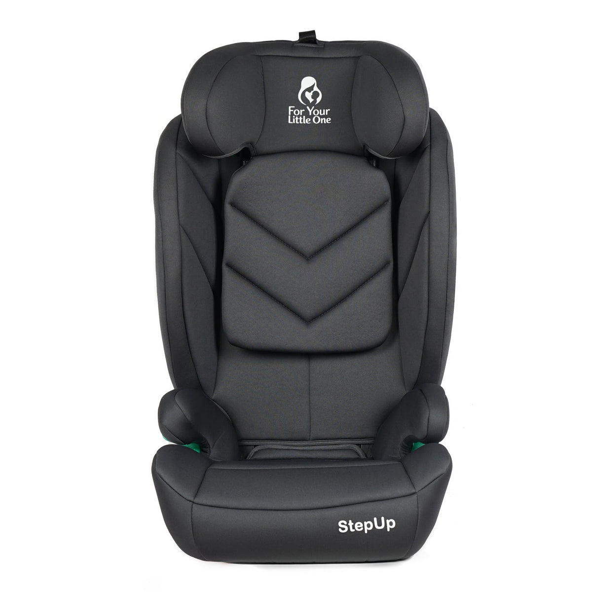 For Your Little One Stepup I-Size Belted 2/3 Car Seat Booster Seat - Slate Mist (4-12 Years)-Grade A Return