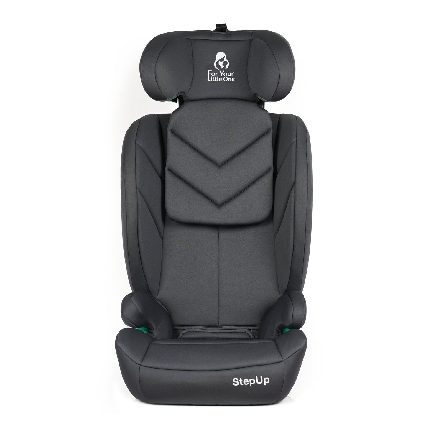 For Your Little One Stepup I-Size Belted 2/3 Car Seat Booster Seat - Slate Mist (4-12 Years)-Grade A Return