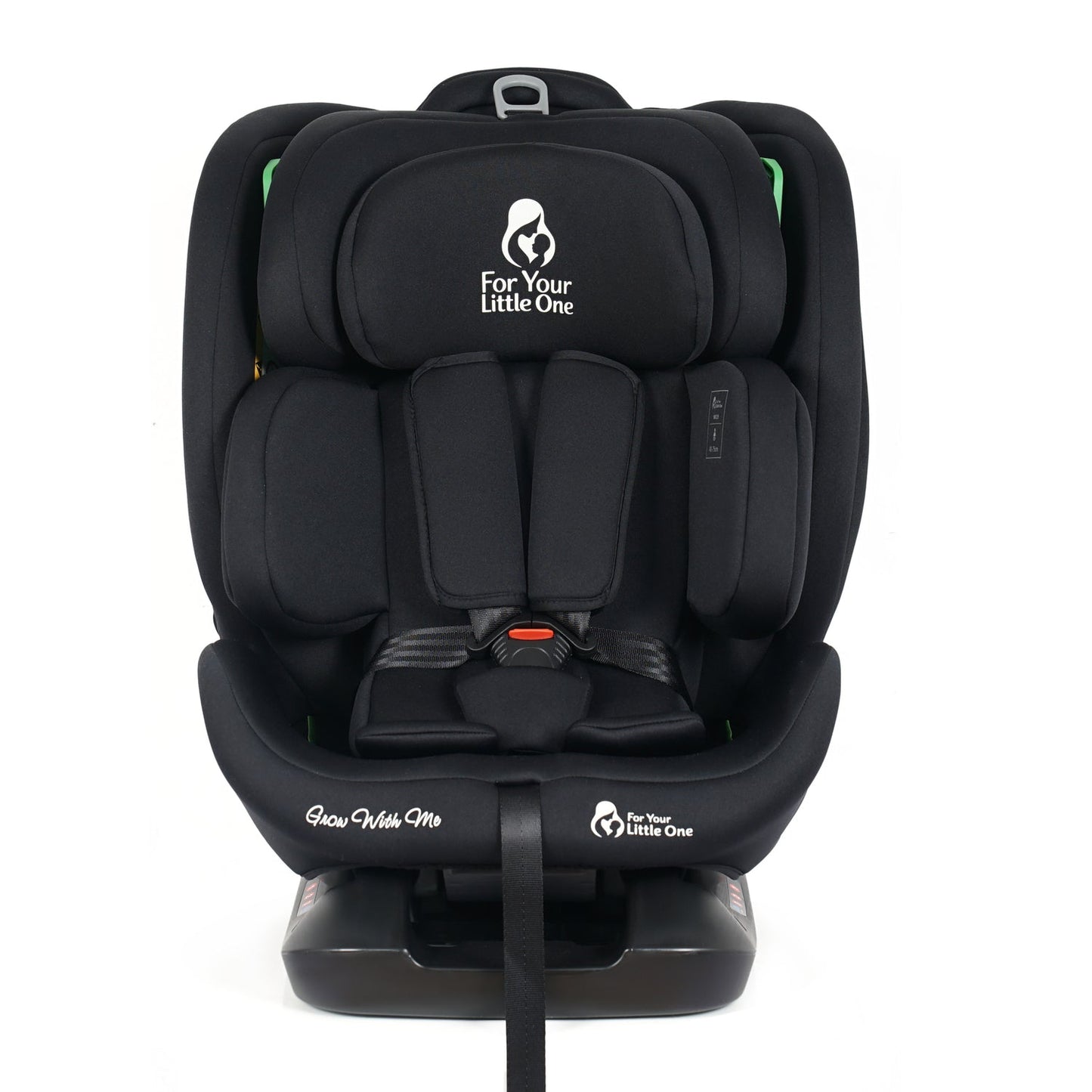 For Your Little One GrowWithMe 0/1/2/3 i-Size Car Seat - Midnight Black (Birth-12 Years)