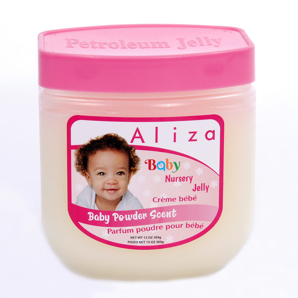 Aliza Petroleum Jelly | Gentle Skin Protection & Soothing for Babies | Pink Baby Scent 368g