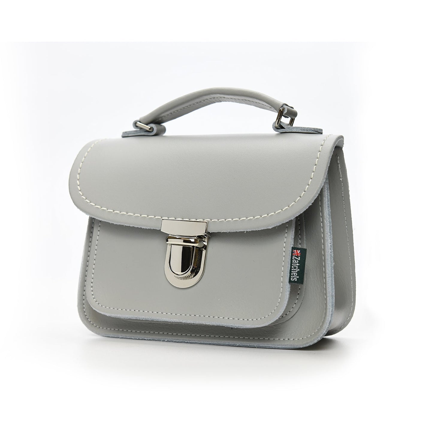 Luna Handmade Leather Bag - Ghost