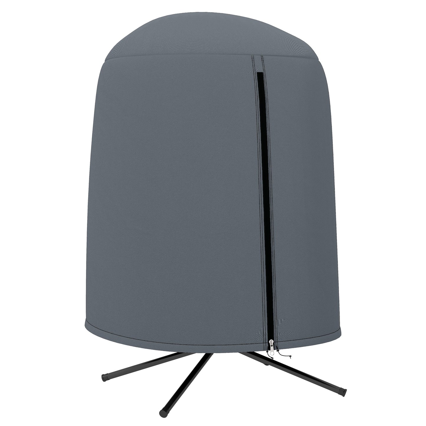 Outsunny Hanging Egg Chair Cover Garden Swing Chair Cover Waterproof, Grey