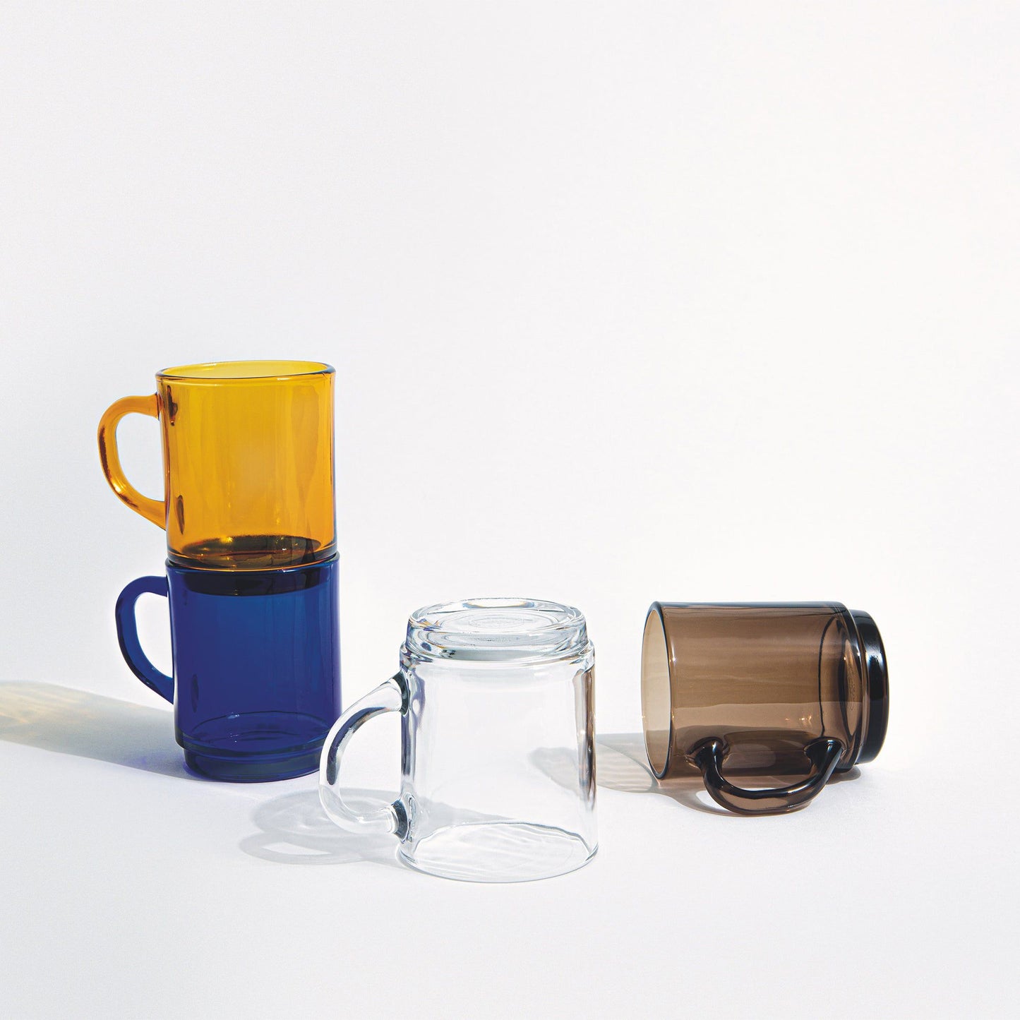 260ml Amber Versailles Coffee Glasses - Pack of Six