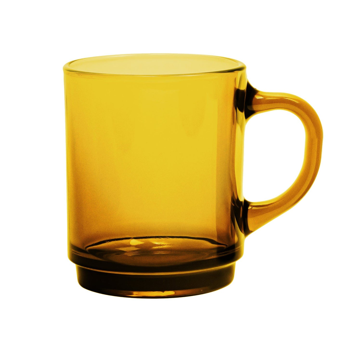 260ml Amber Versailles Coffee Glasses - Pack of Six