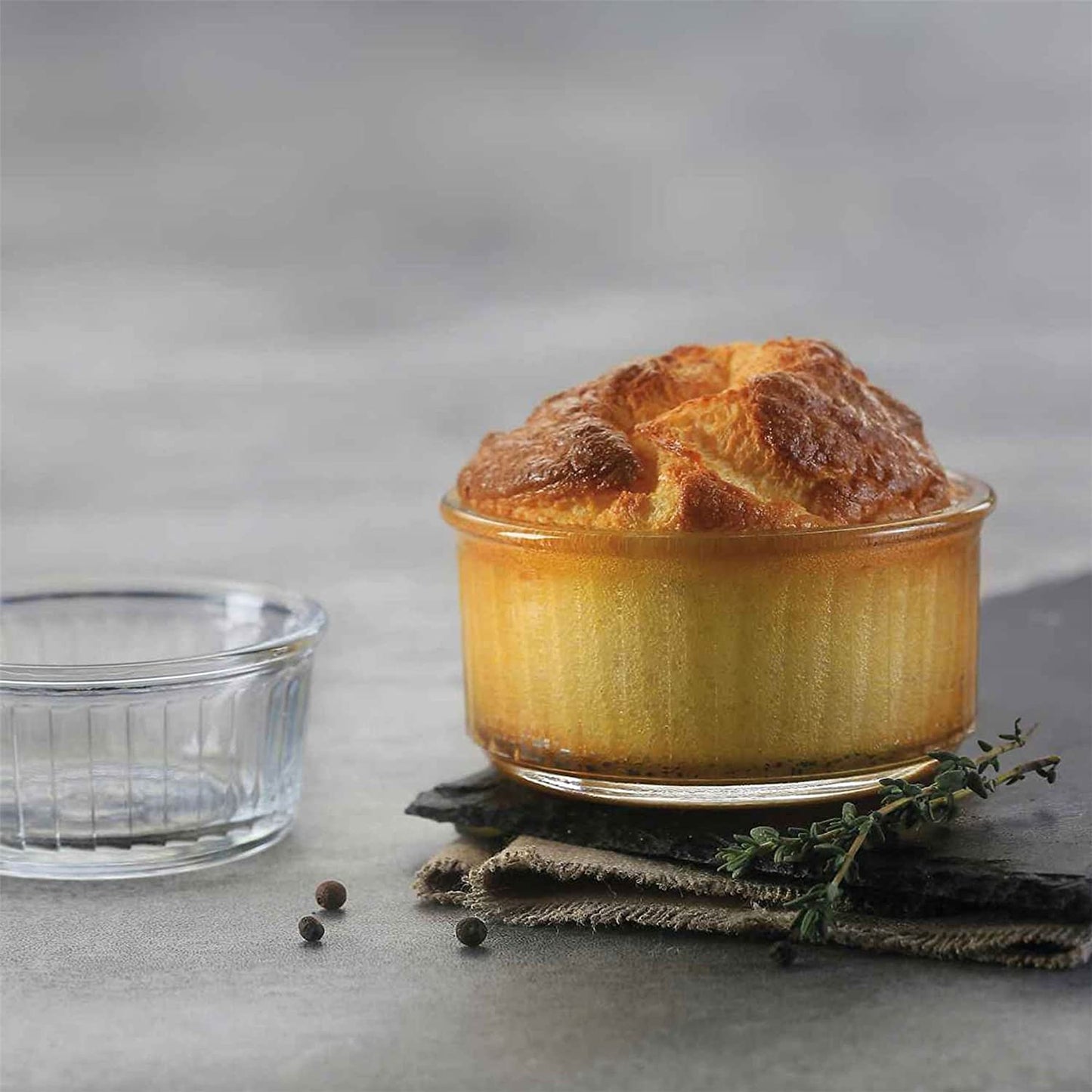 10cm Clear Oven Chef Glass Ramekins - Pack of Four