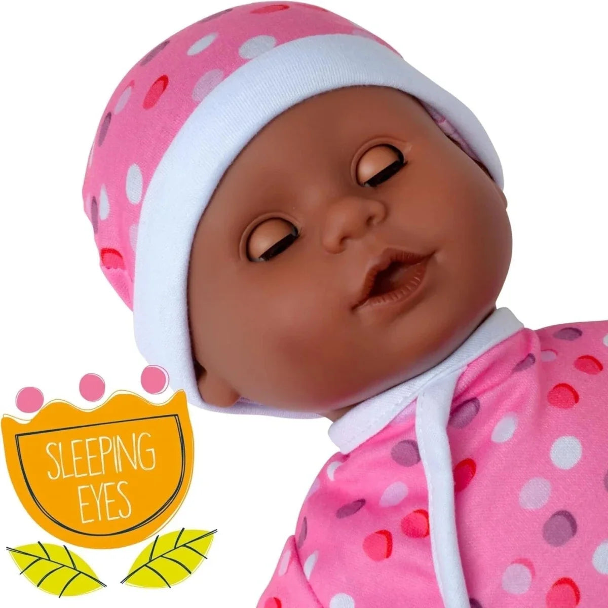 Dolls World Little Treasure Black Baby Girl 38 cm