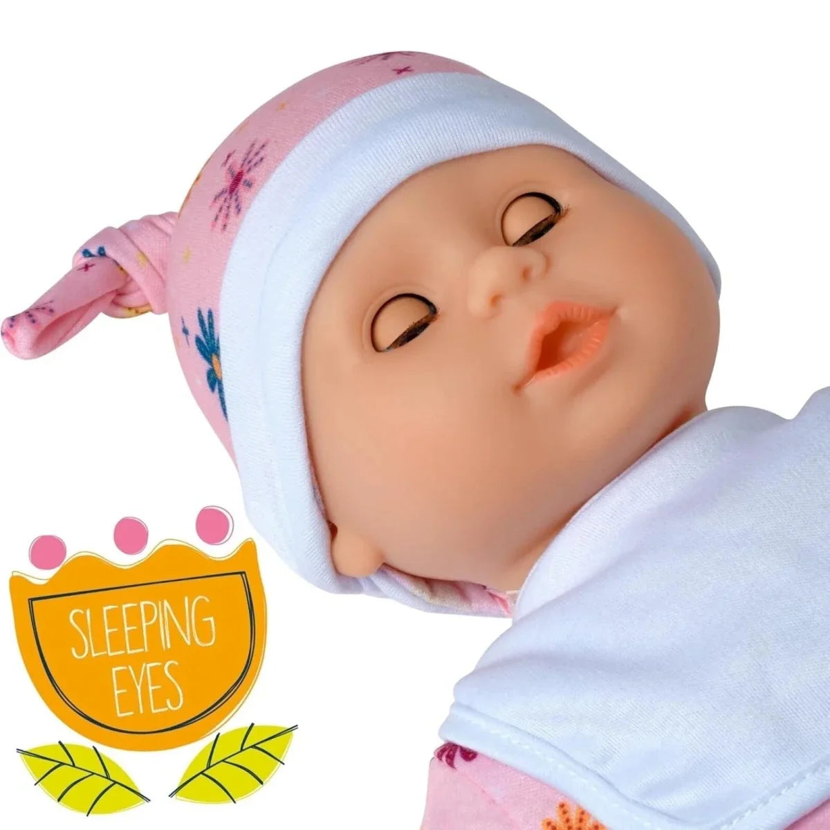 Dolls World Little Treasure White Baby Girl 38cm