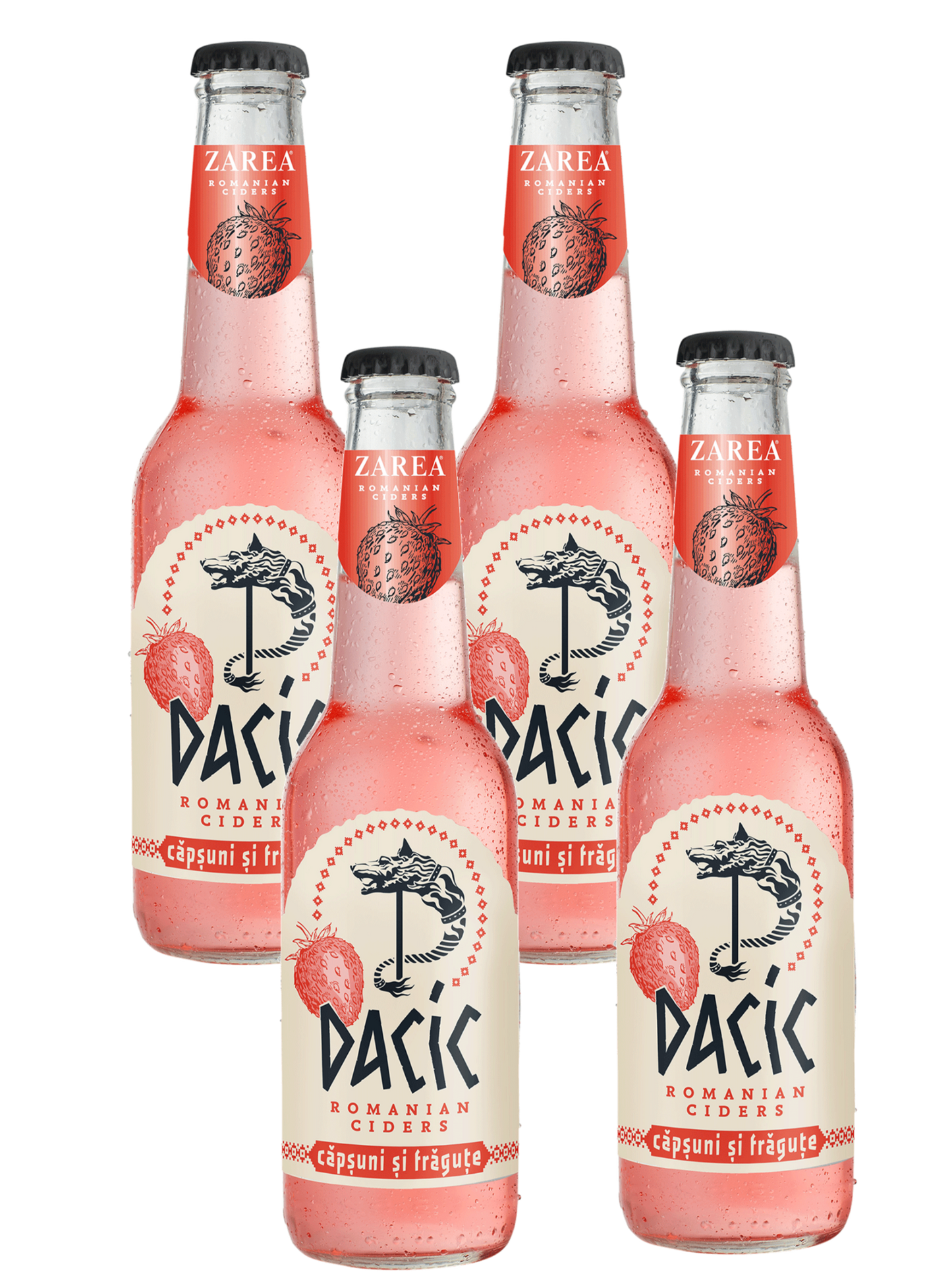 Dacic Strawberry and Wild Strawberry Cider 4x275ml