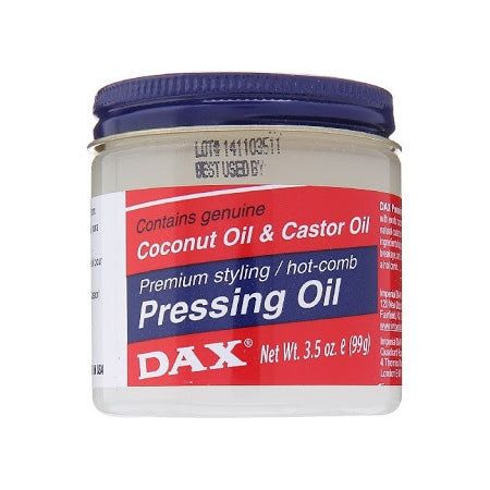 Dax Pressing Oil for Sleek, Straight Styles with Heat Protection & Shine