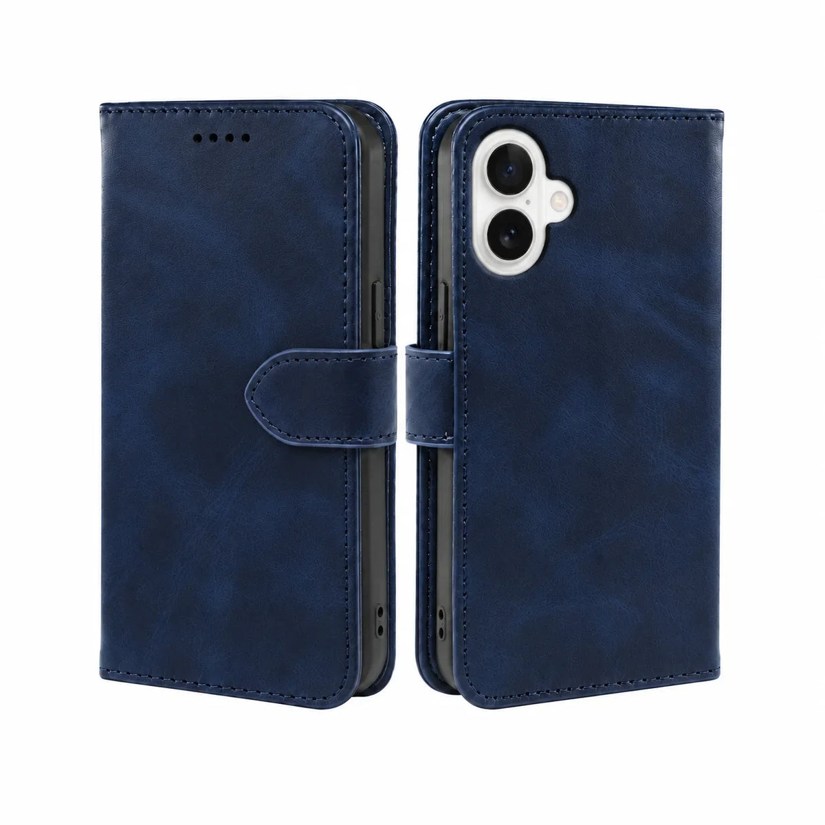 iPhone 16 Series Book Flip Case Leather Wallet