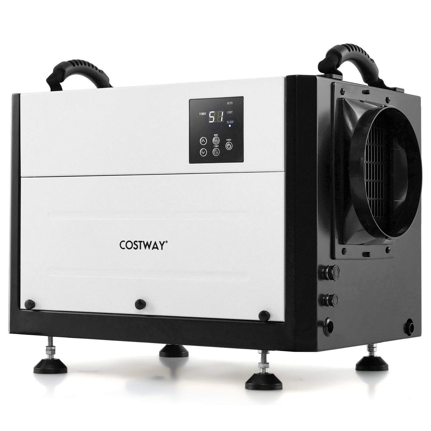 50/70L/Day Crawl Space Dehumidifier with 3 Modes and 24H Timer-Blue-50L