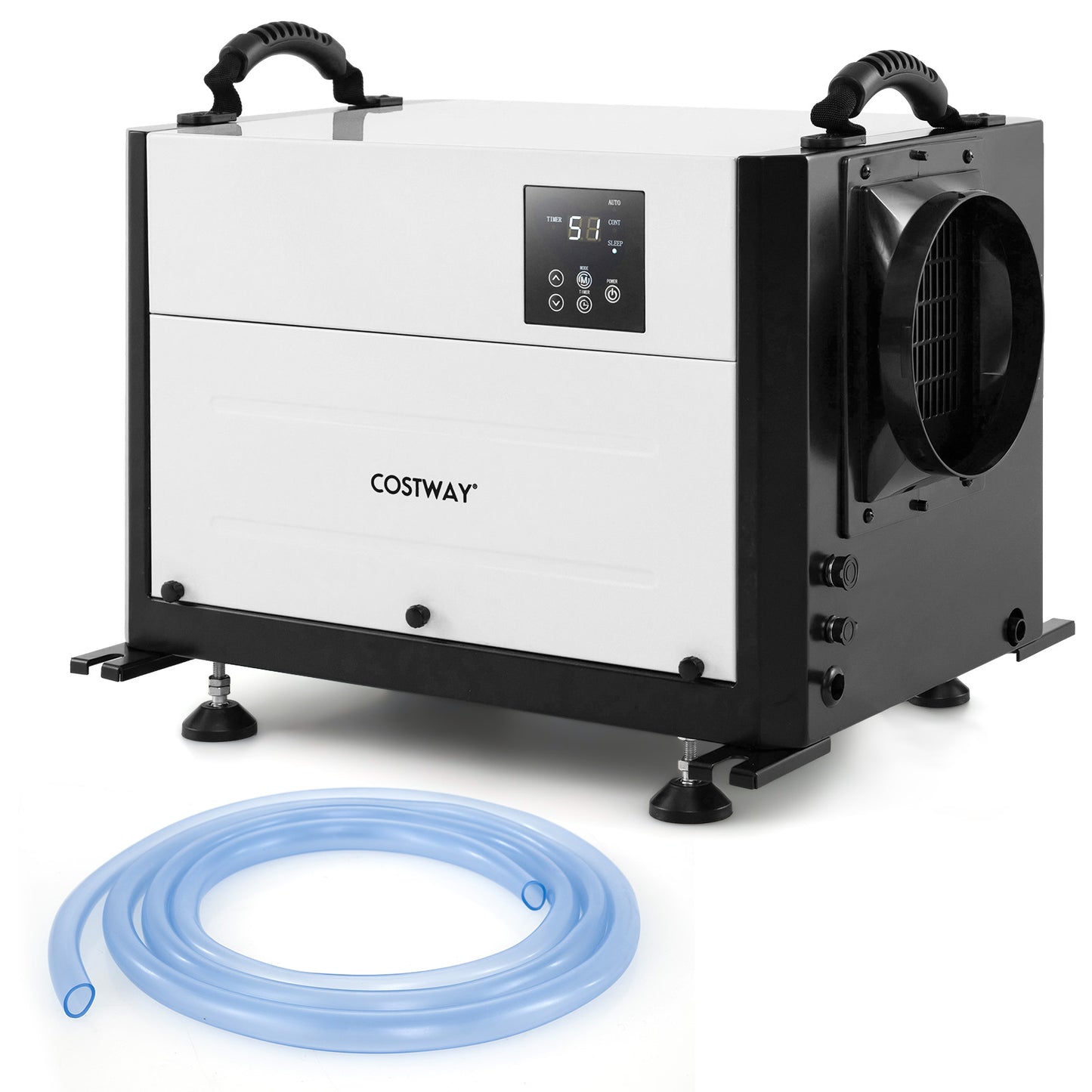 50/70L/Day Crawl Space Dehumidifier with 3 Modes and 24H Timer-Blue-50L