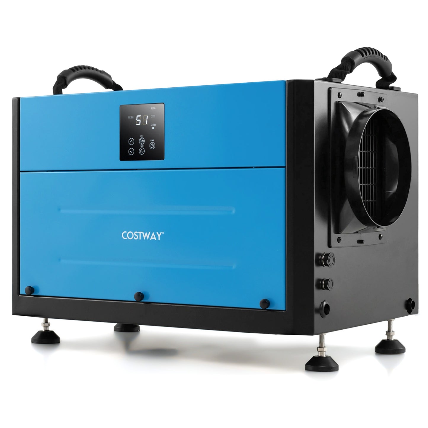 50/70L/Day Crawl Space Dehumidifier with 3 Modes and 24H Timer-Blue-50L