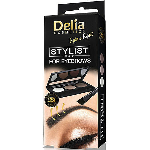 Delia Cosmetics Stylist Eyebrow Shaping & Tinting Kit for Perfectly Defined Brows