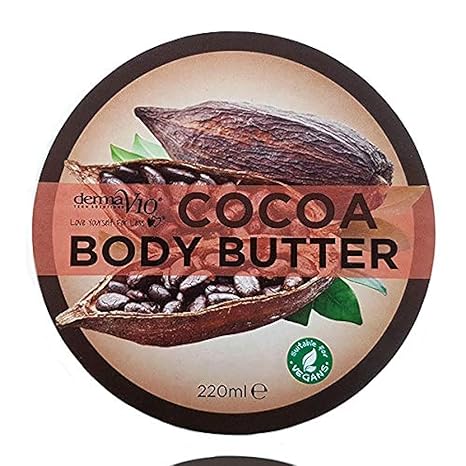 Derma v10 Innovations Vanilla BodyButter Deeply Hydrating & Nourishing for Dry Skin 220ml/7.44 oz