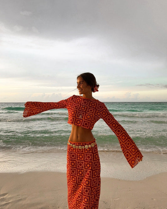 Saskia | Cheerful Knitwear Set