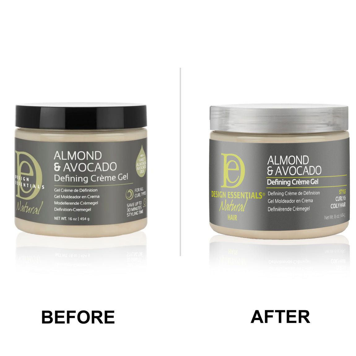 Design Essentials Almond & Avocado Curl Defining Creme Gel 16oz