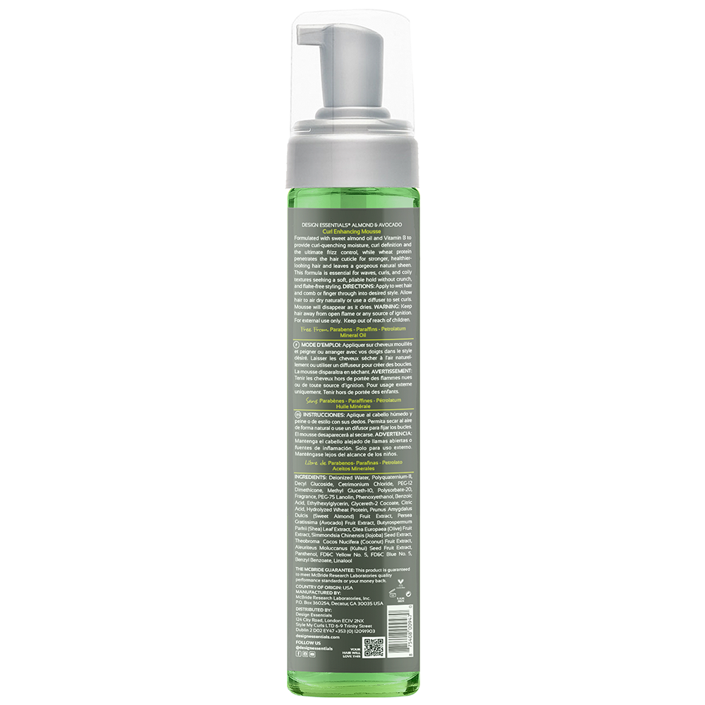 Design Essentials Almond & Avocado Curl Enhancing Mousse 10oz