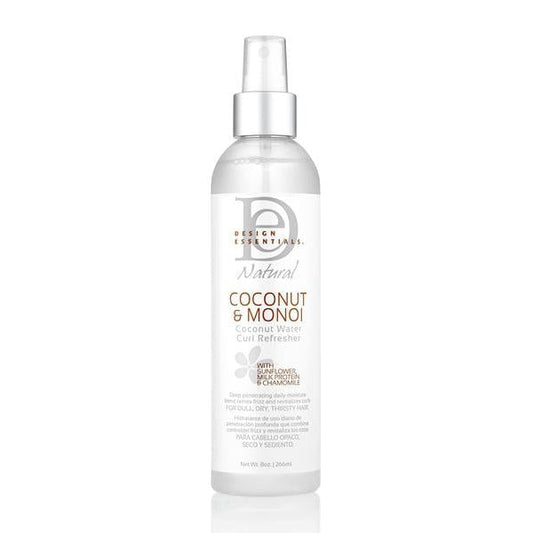 Design Essentials Natural Coconut And Monoi Coconut Water Curl Refreher 8oz