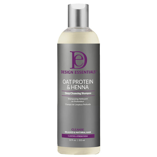 Design Essentials Oat Protein & Henna Deep Cleansing Shampoo 12oz