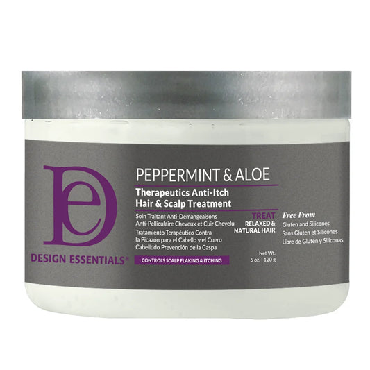 Design Essentials Peppermint & Aloe Therapeutics Anti-Itch Hair & Scalp Treatment 5oz