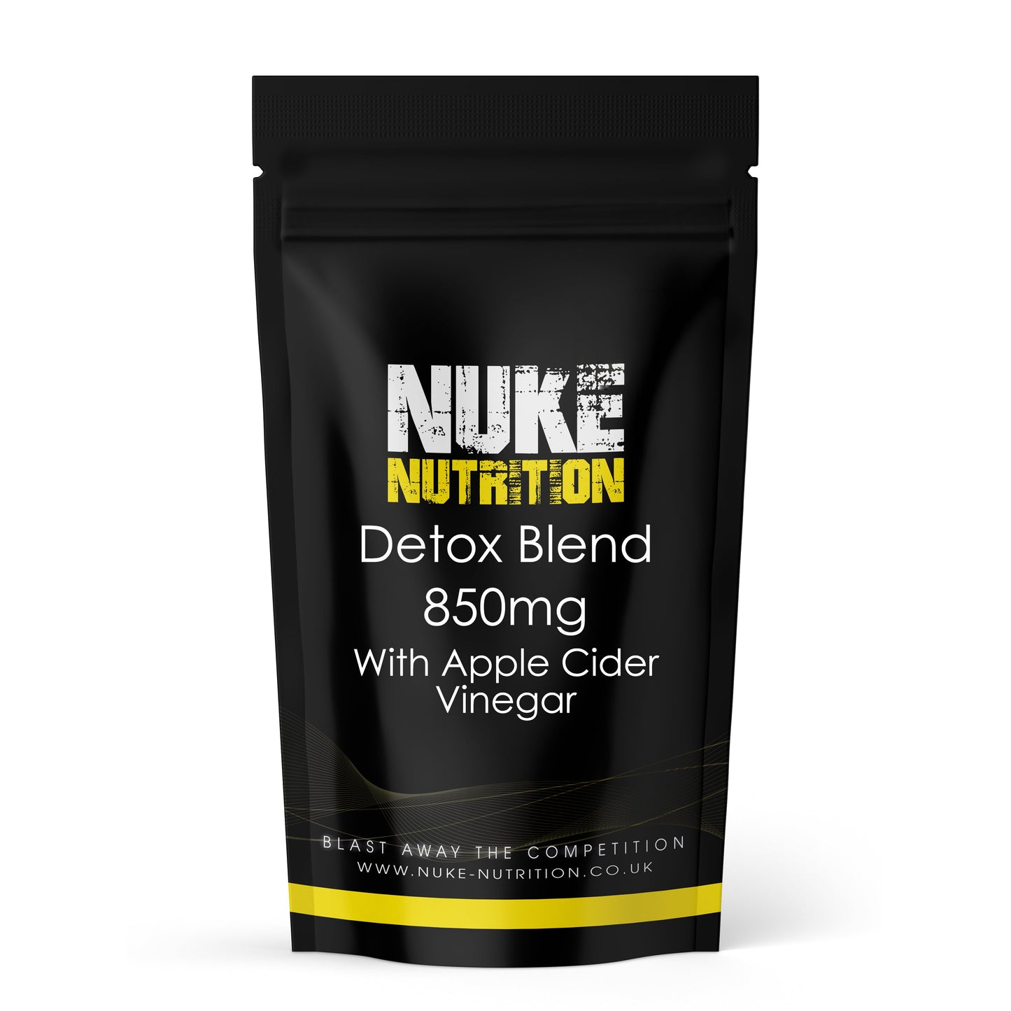 Detox 850mg Capsules - Apple Cider Vinegar, Capsicum, Kelp, Ginseng, Guarana Digestive Support & Metabolism