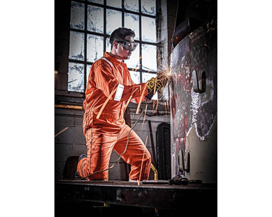 Dickies FR5404 Pyrovatex Antistatic Flame Retardant Coverall Red 46" Chest, 34" Leg