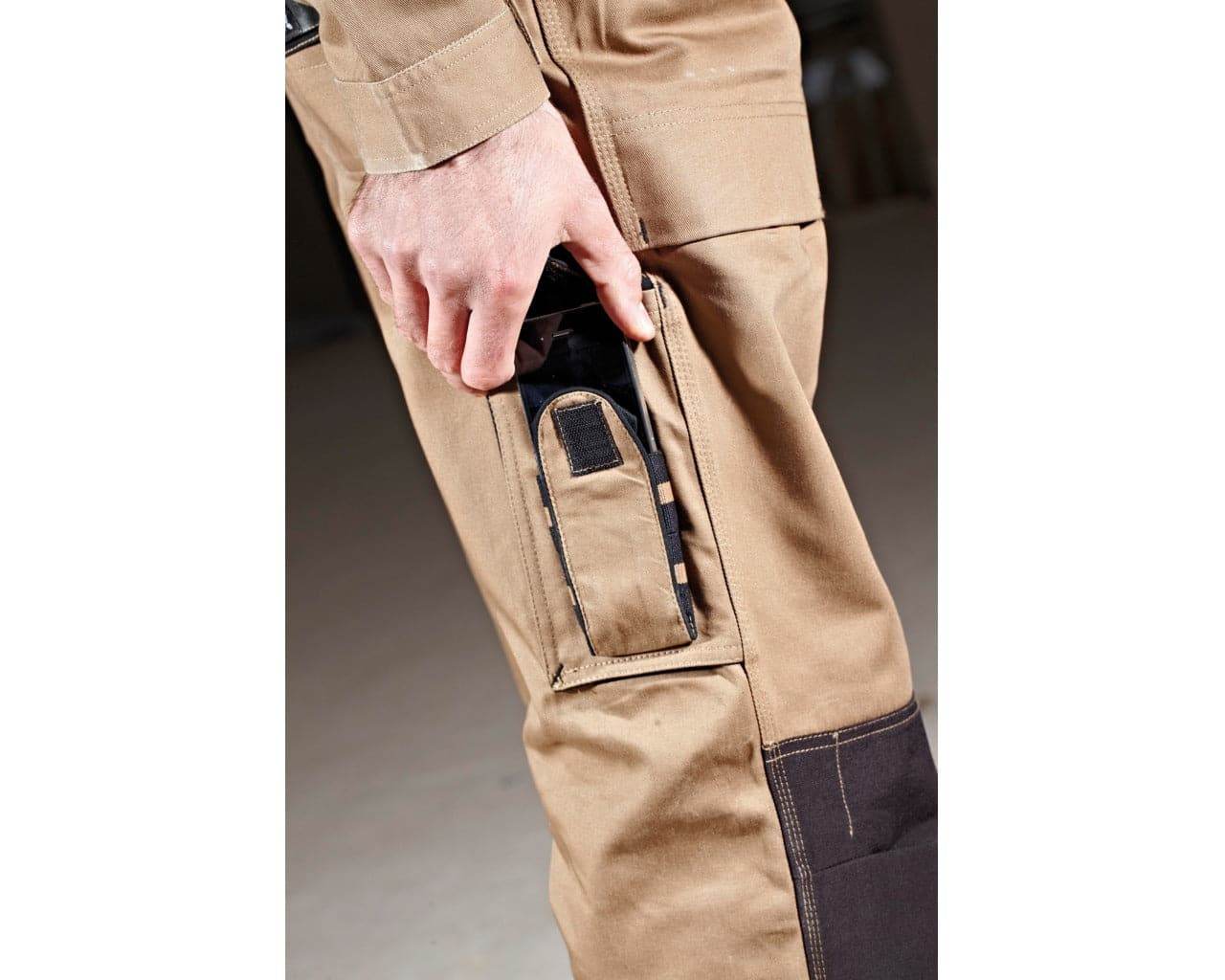 Dickies WD4930 Grafter Duo Tone Cordura Knee Pad Work Trousers Grey
