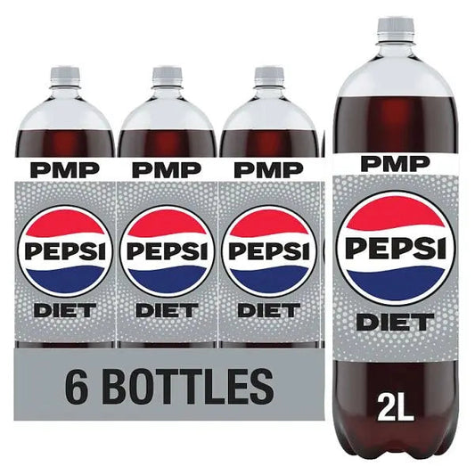 Diet Pepsi Cola Bottle PMP 2L (Case of 6)