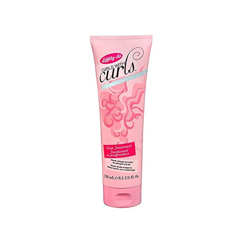 Dippity Do Girls With Curls Deep Treatment: Hydrating & Curl Defining Mask for Wavy & Curly Hair 250ml/8.45 oz