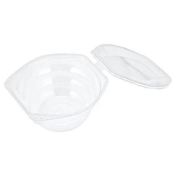 Disposable Oval Hinged Salad Bowl (20 per pack)