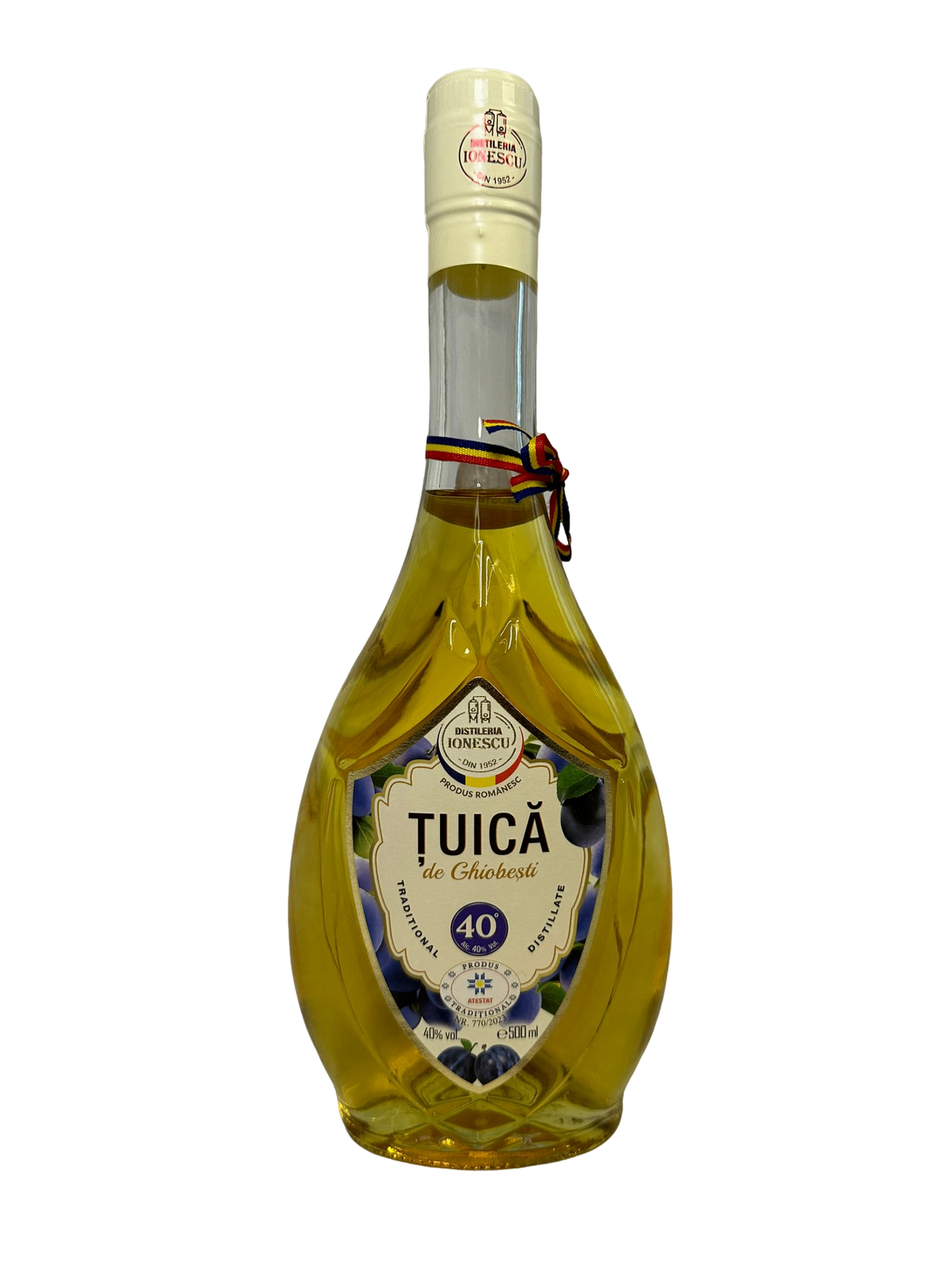 Distileria Ionescu Plum Schnapps (Tuica prune Ghiobesti) 500ml