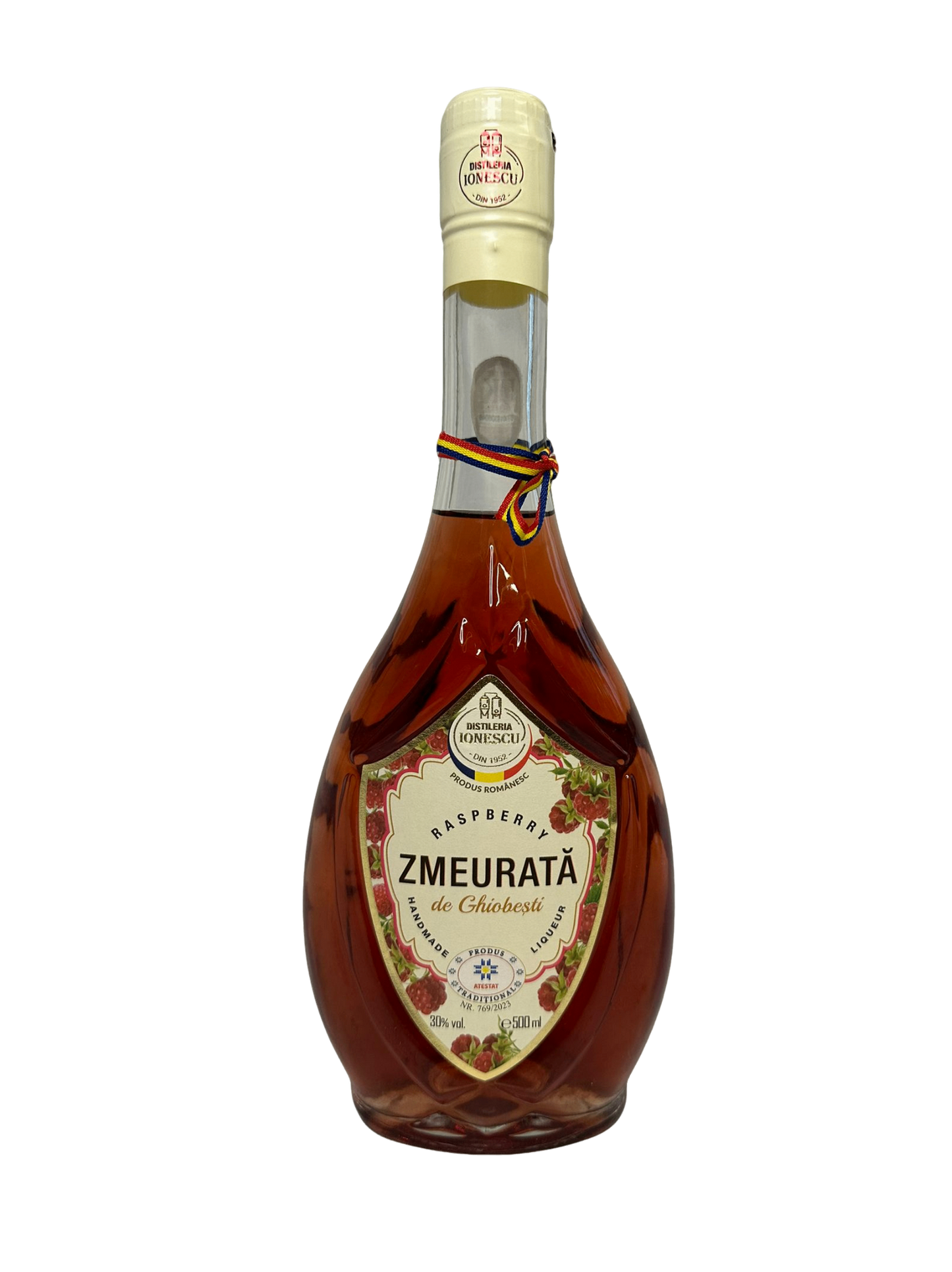 Distileria Ionescu Raspberry Liqueur (Zmeurata Ghiobesti) 500ml