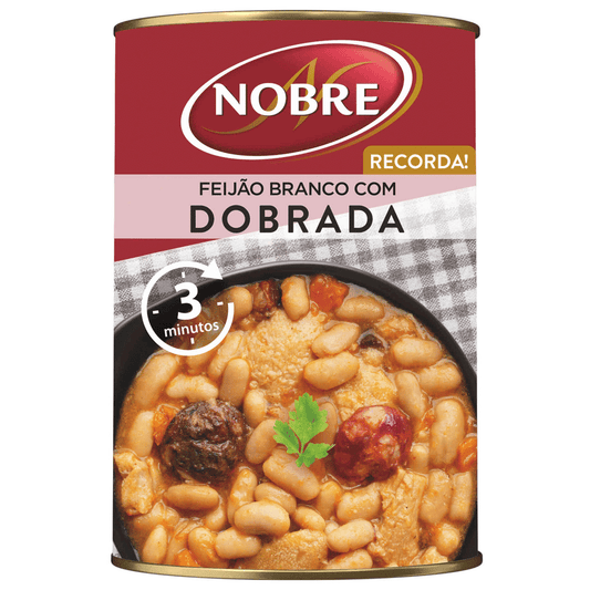 Nobre Tripe & Bean Stew / Dobrada com Feijao Branco - 420g